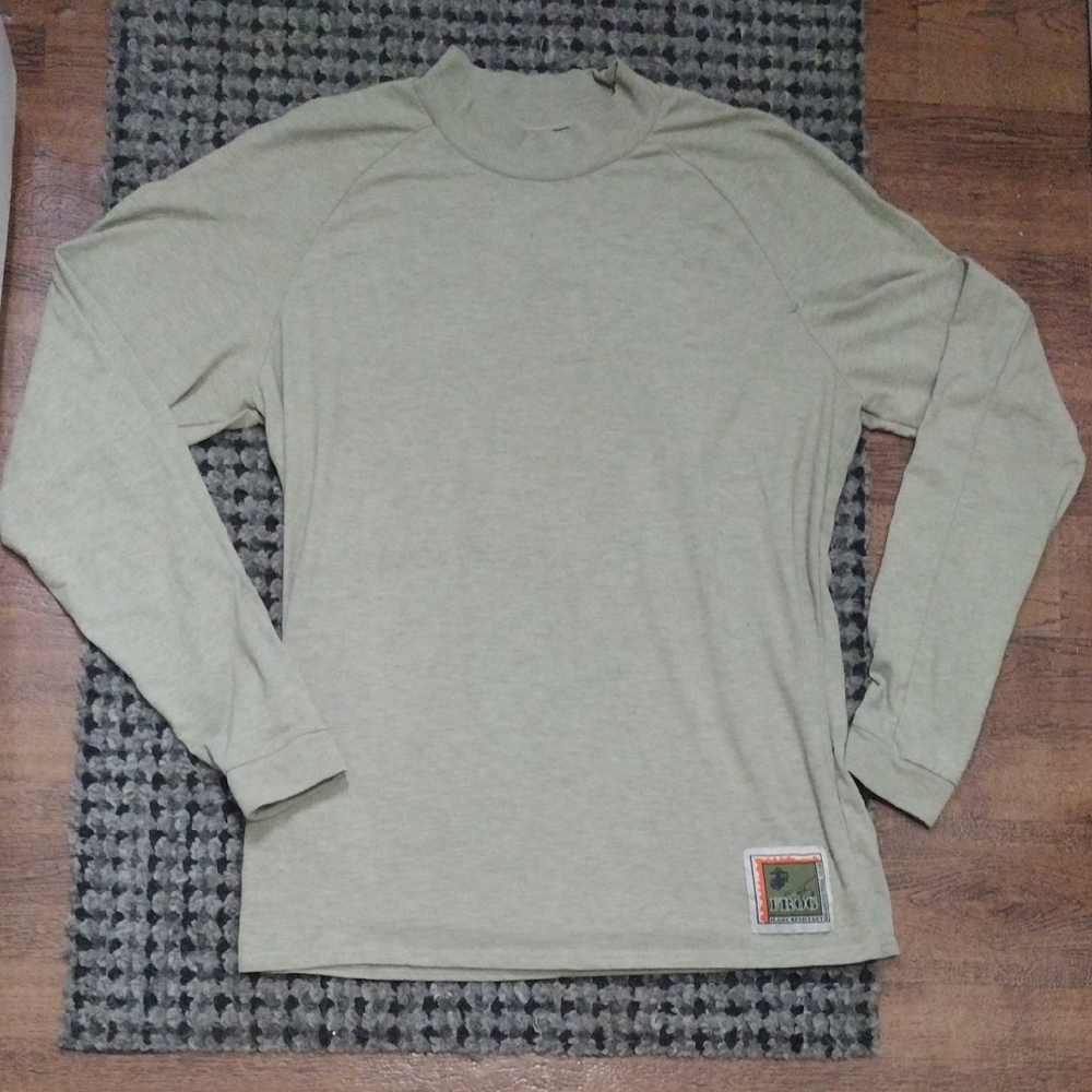 Men's Classic Beige Long Sleeve Tee